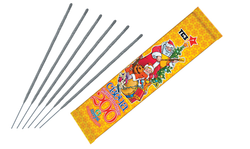  Бенгальские свечи 6 шт 200 мм в пакете  в Зеленогорске